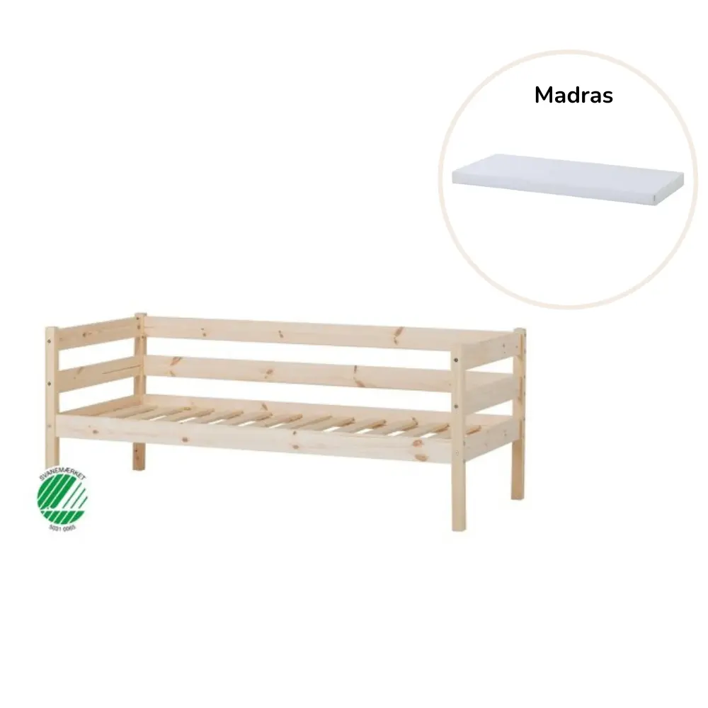 Eco Comfort Juniorseng Med Madras 70x160 Cm.   Natur fra Hoppekids