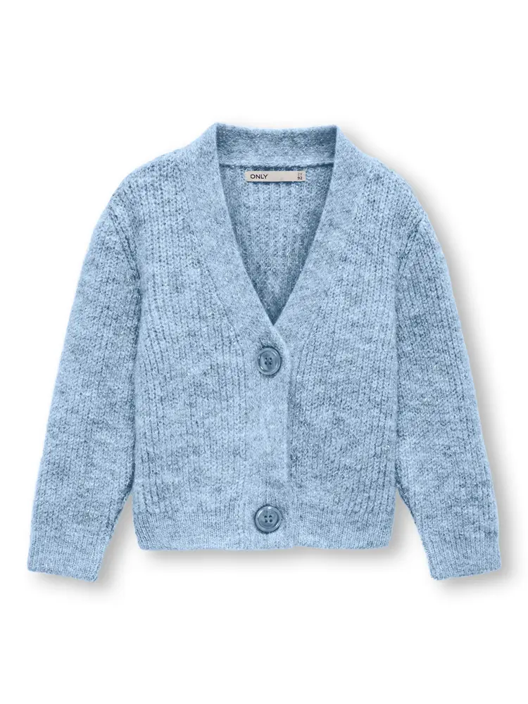 Oriana Langærmet Glitter Cardigan   Blue   110 fra Kids Only