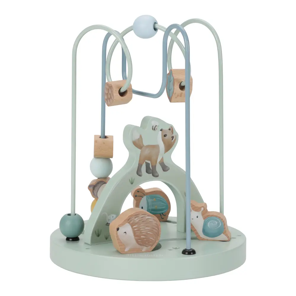 Aktivitets Spiral Ræv   Forest Friends fra Little Dutch