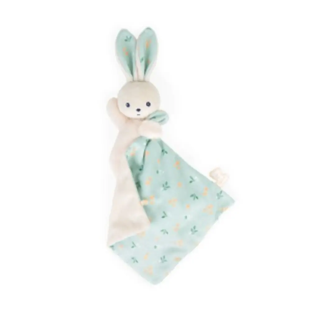 Carre Douceur Doudou Rabbit Citrus Bouquet 17cm fra Kaloo