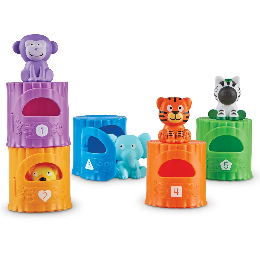 Lær Om Tal Og Farver   Junglens Dyr fra Learning