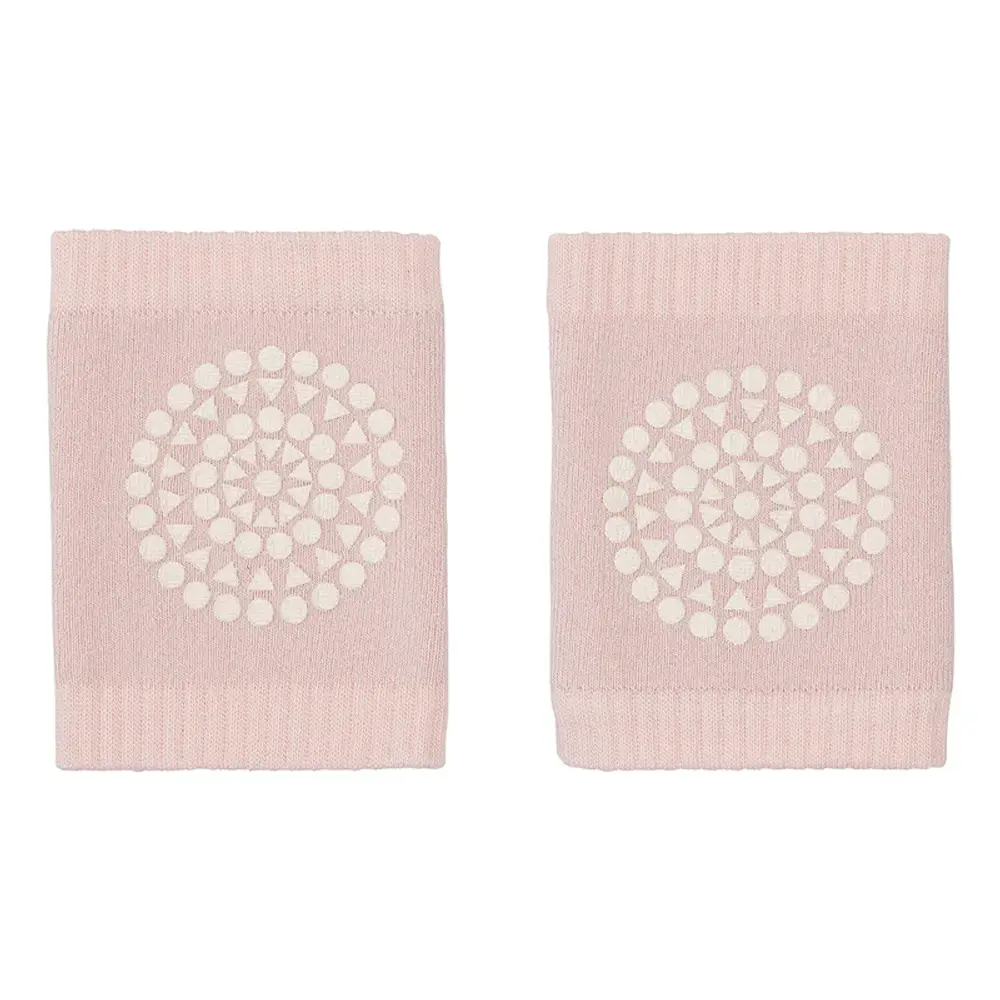 Kravle Knæbeskyttere   Soft Pink   Onesize fra Gobabygo
