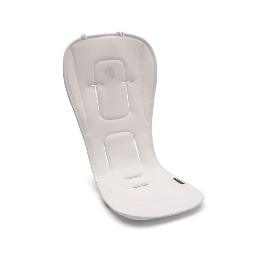 Dual Comfort Seat Liner   Fresh White fra Bugaboo