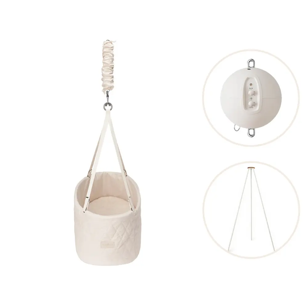 Oval Vugge Inkl. Stativ Og Motor   Natur fra Moonboon