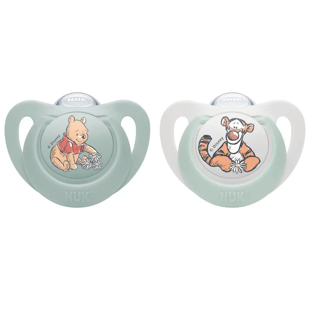 Star Silicon S2   Winnie The Pooh 2 Stk fra Nuk
