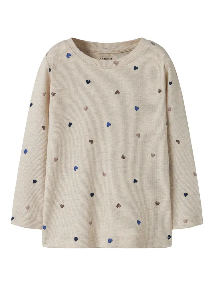 Nutti Bluse   Peyote Melange   116 fra Name It
