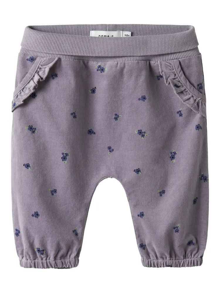 Tullia Cord Bukser   Lavender Gray   56 fra Name It