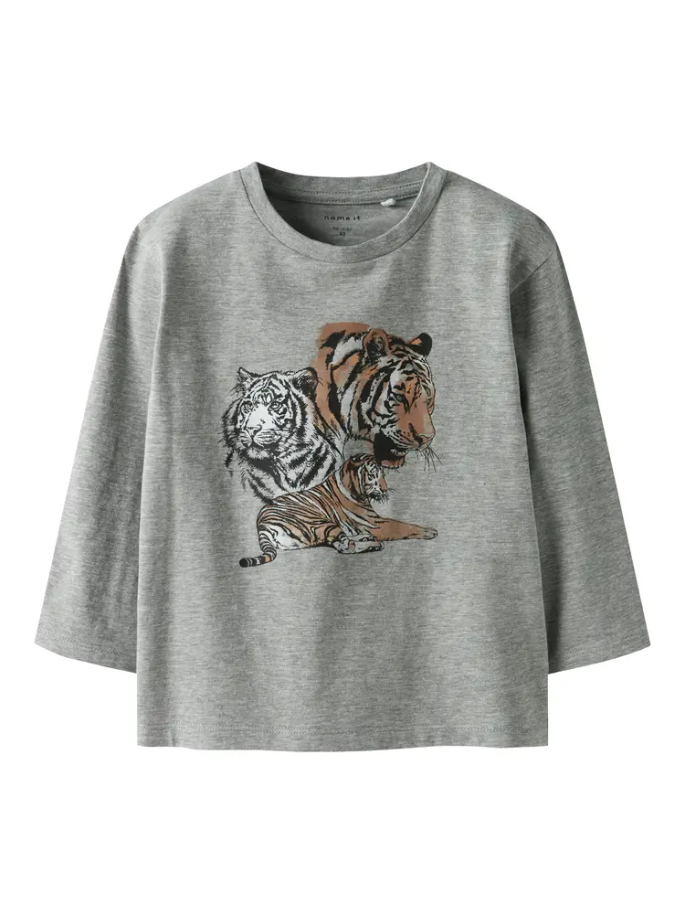 Thornton Trøje Grey Melange 98 fra Name It