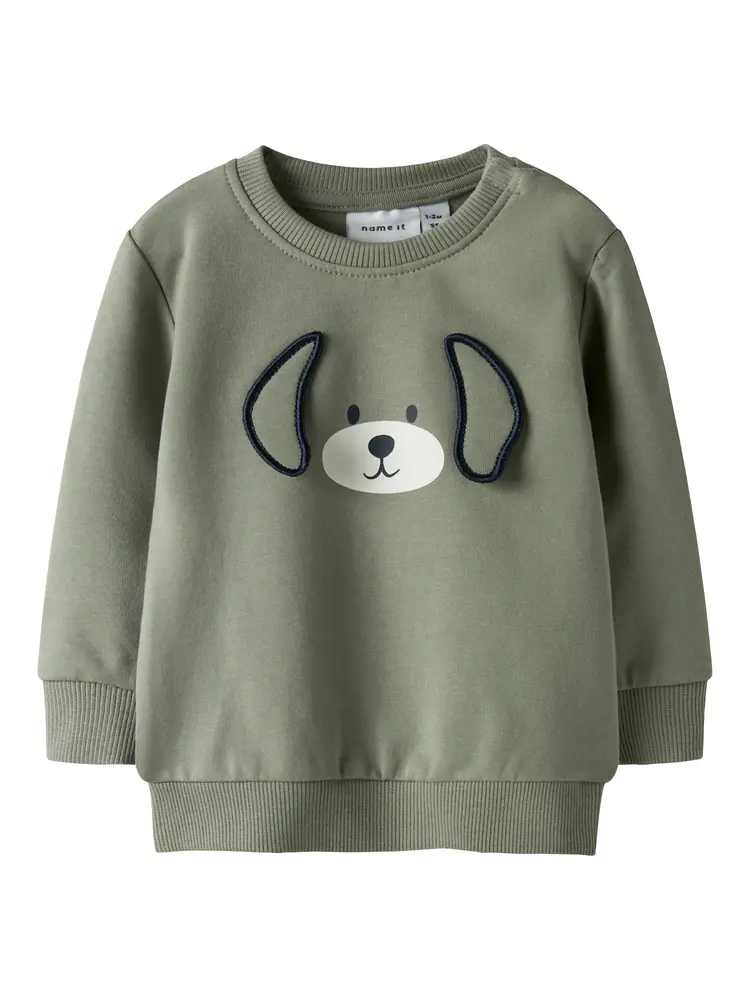 Tobias Sweatshirt Shadow 68 fra Name It