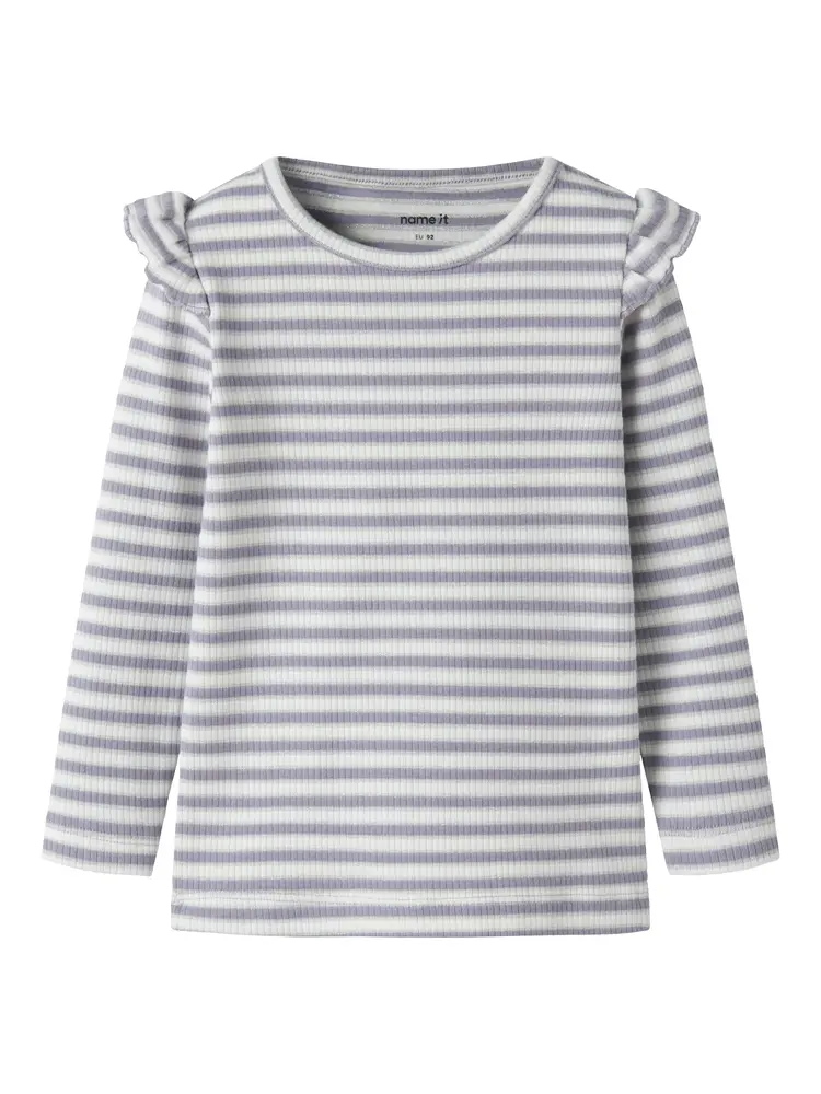 Taias Bluse Lavender Gray 98 fra Name It