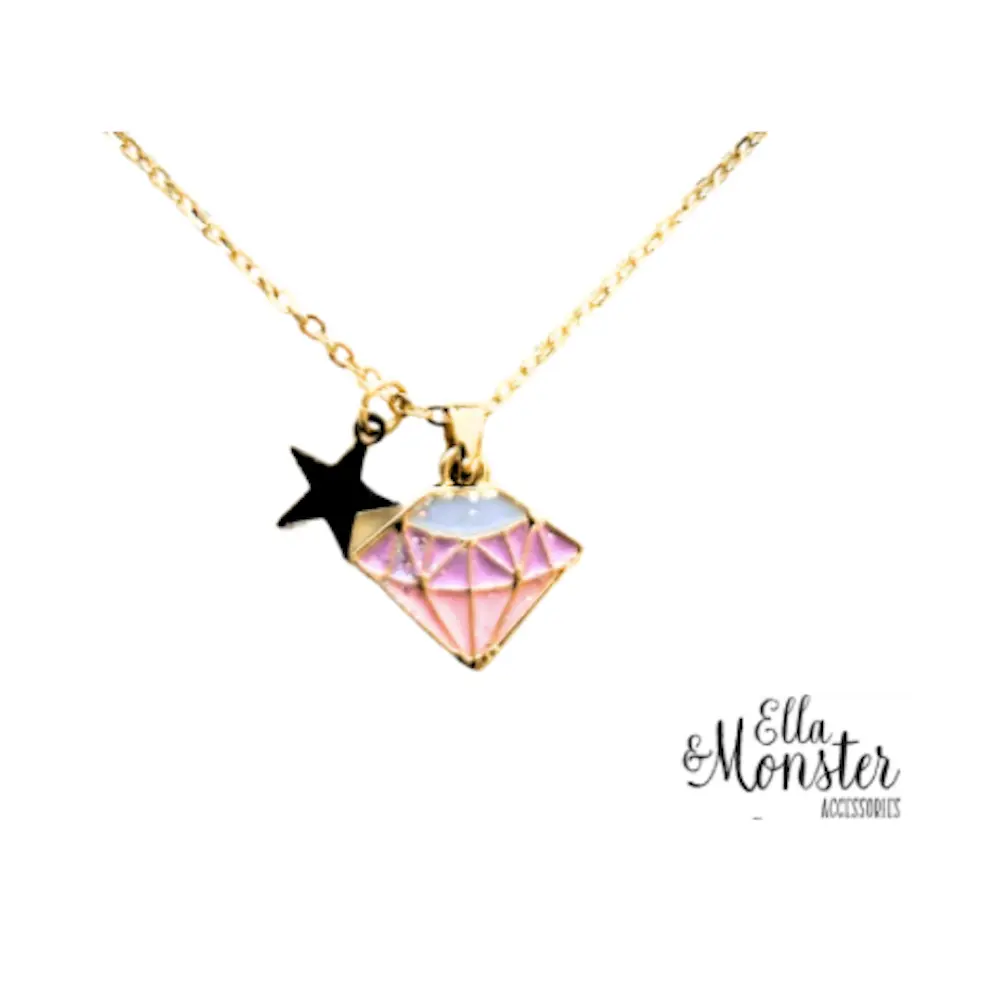 Halskæde Daisy Diamond fra Ella & Monster