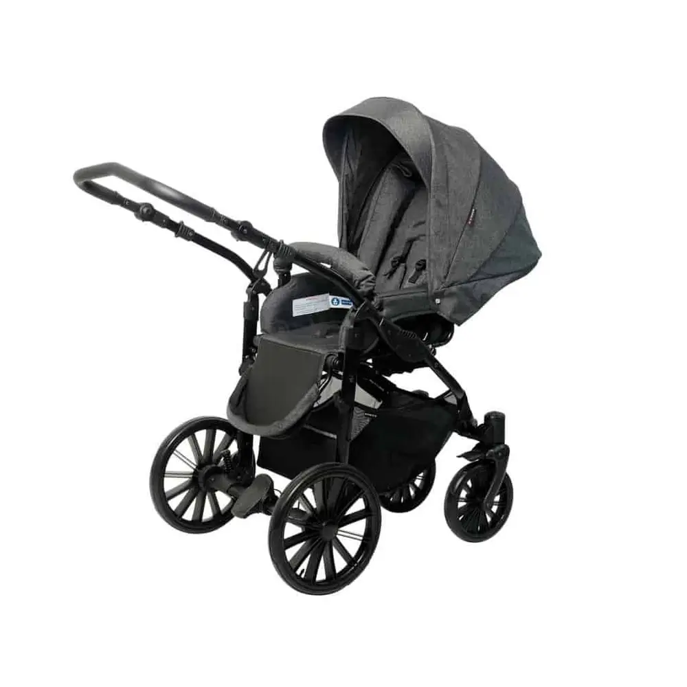 Nordic Sæde Dark Grey Melange fra Basson