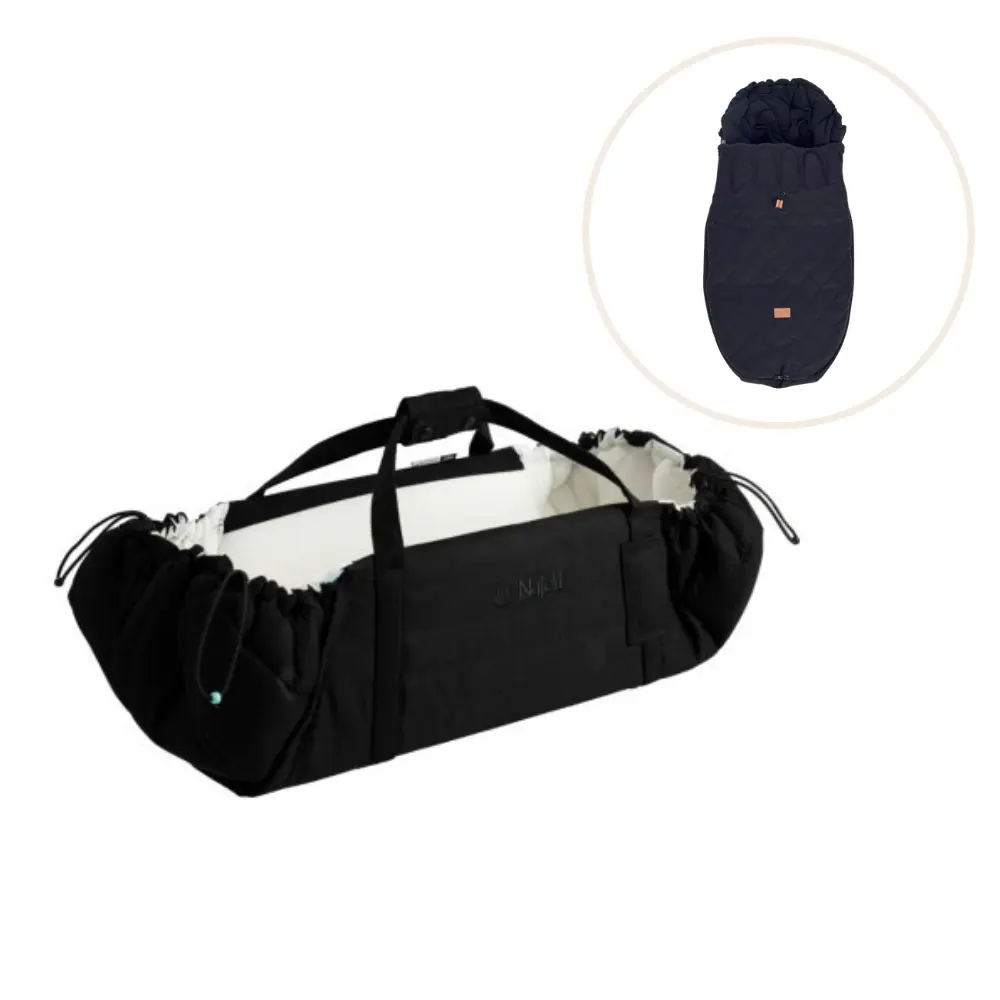 Sleepcarrier X Og Kørepose Matte Black fra Najell