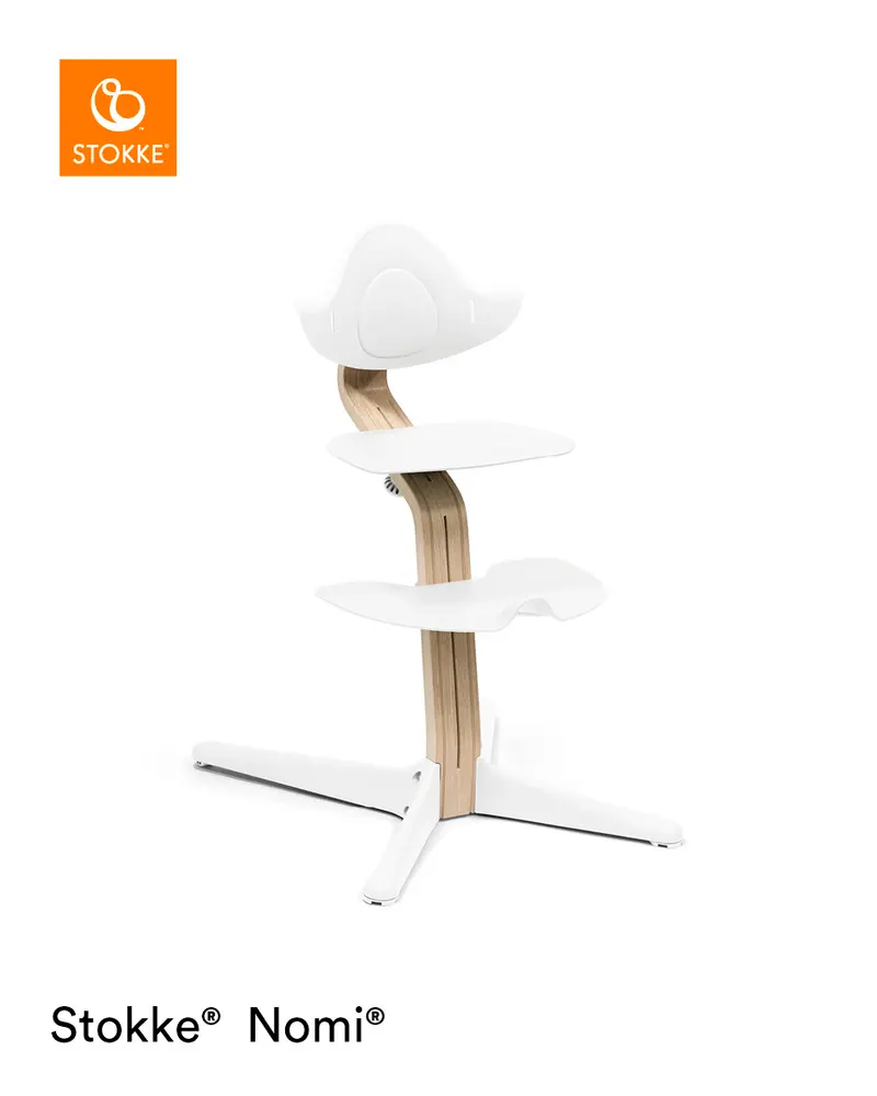 Stol   Natural White fra Stokke Nomi