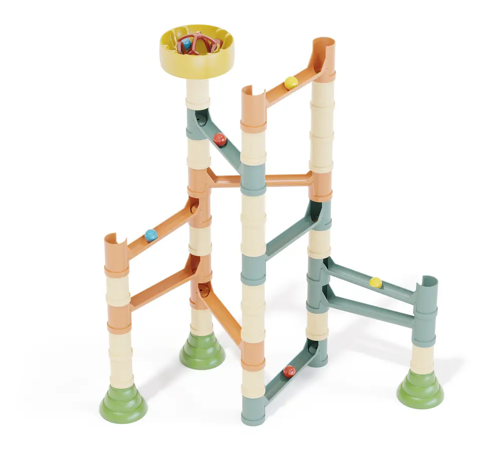 Play Bio Migoga Marble Run Kuglebane (49 Dele) fra Quercetti