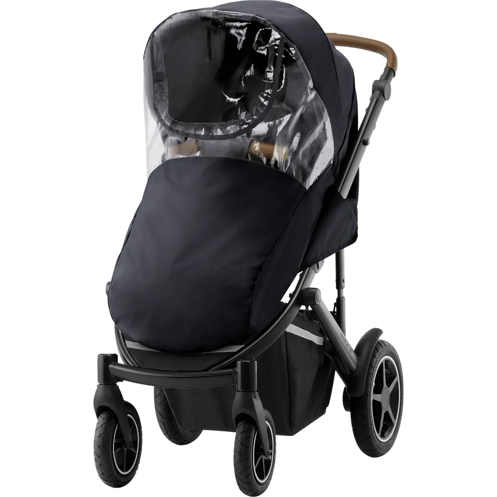 Smile Iiiâ Klapvogns Regnslag Black + Clear Eva fra Britax Römer