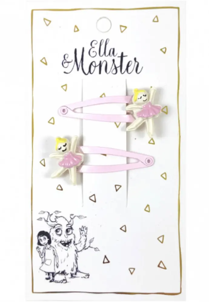 Hårclips Pink Dancer fra Ella & Monster
