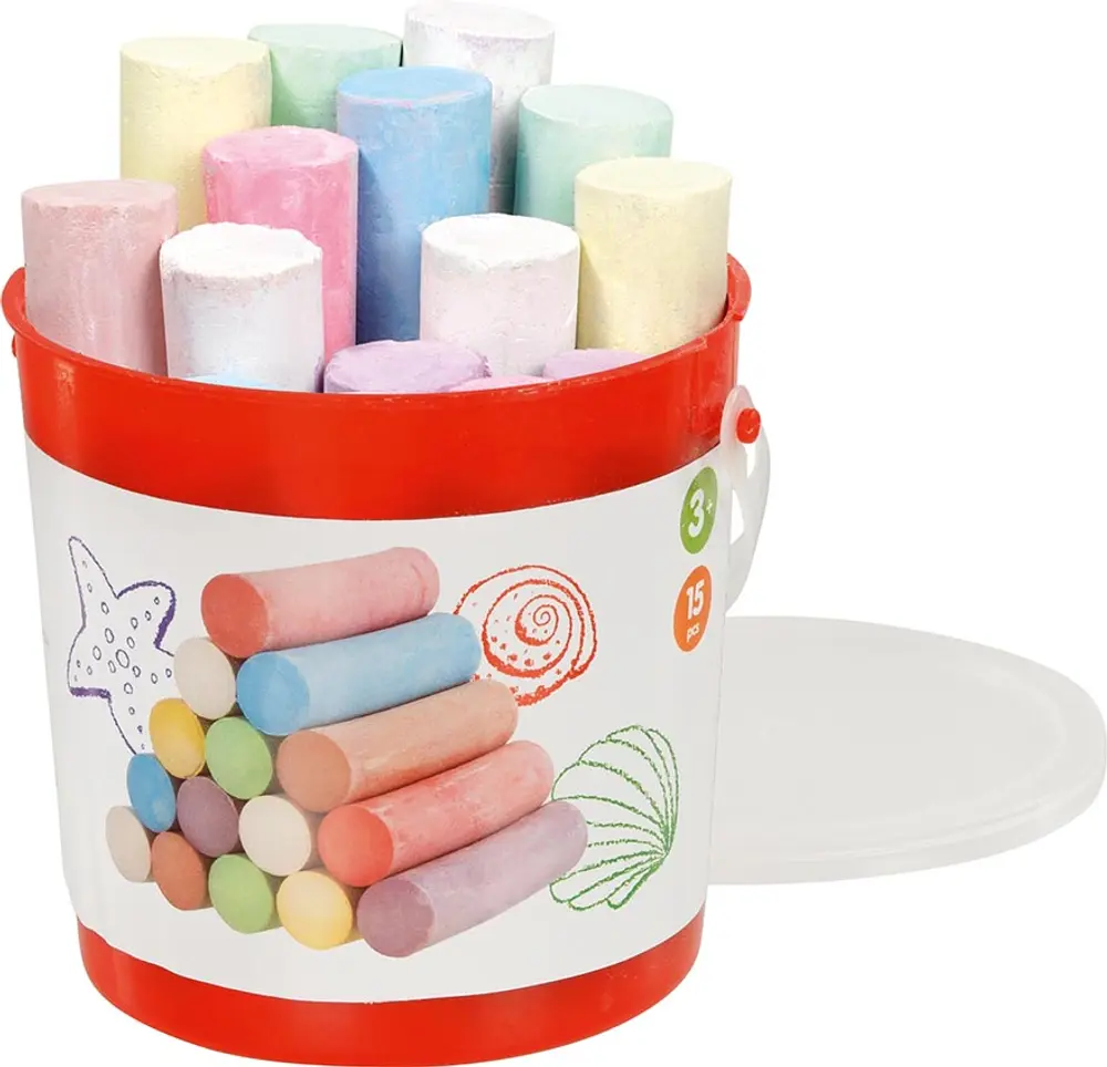 Gadekridt I Spand   15 Stk. fra Goki