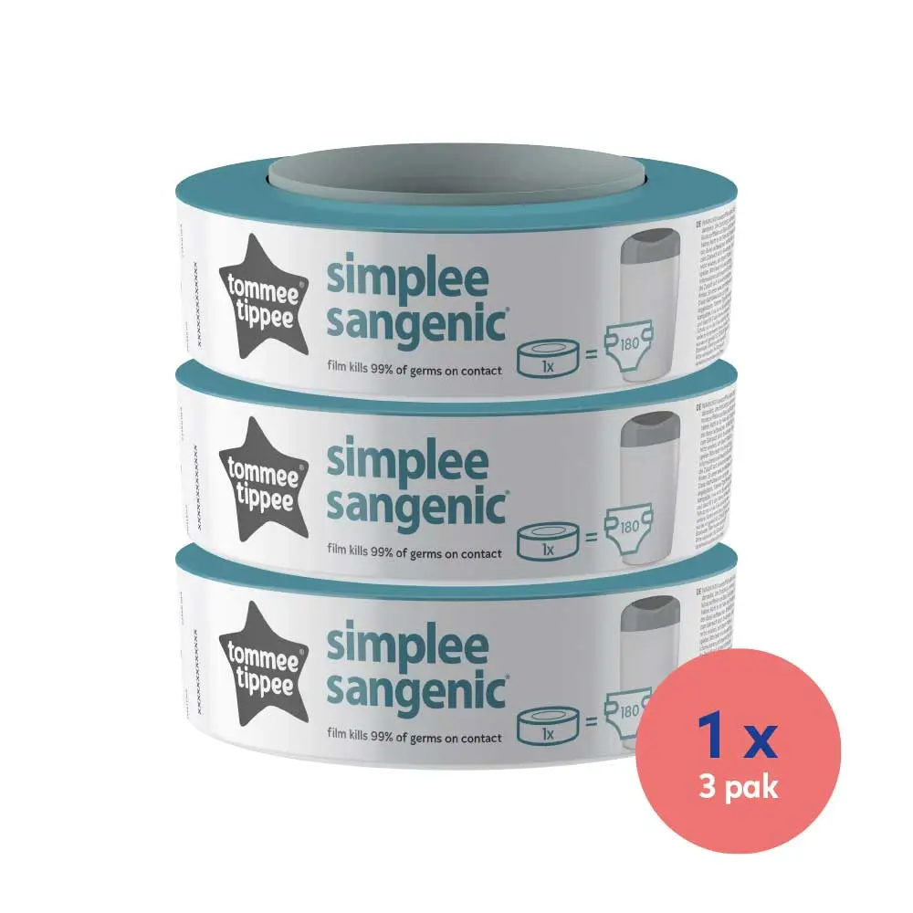 Sangenic Simplee Blepose Refill 3 Pak fra Tommee Tippee