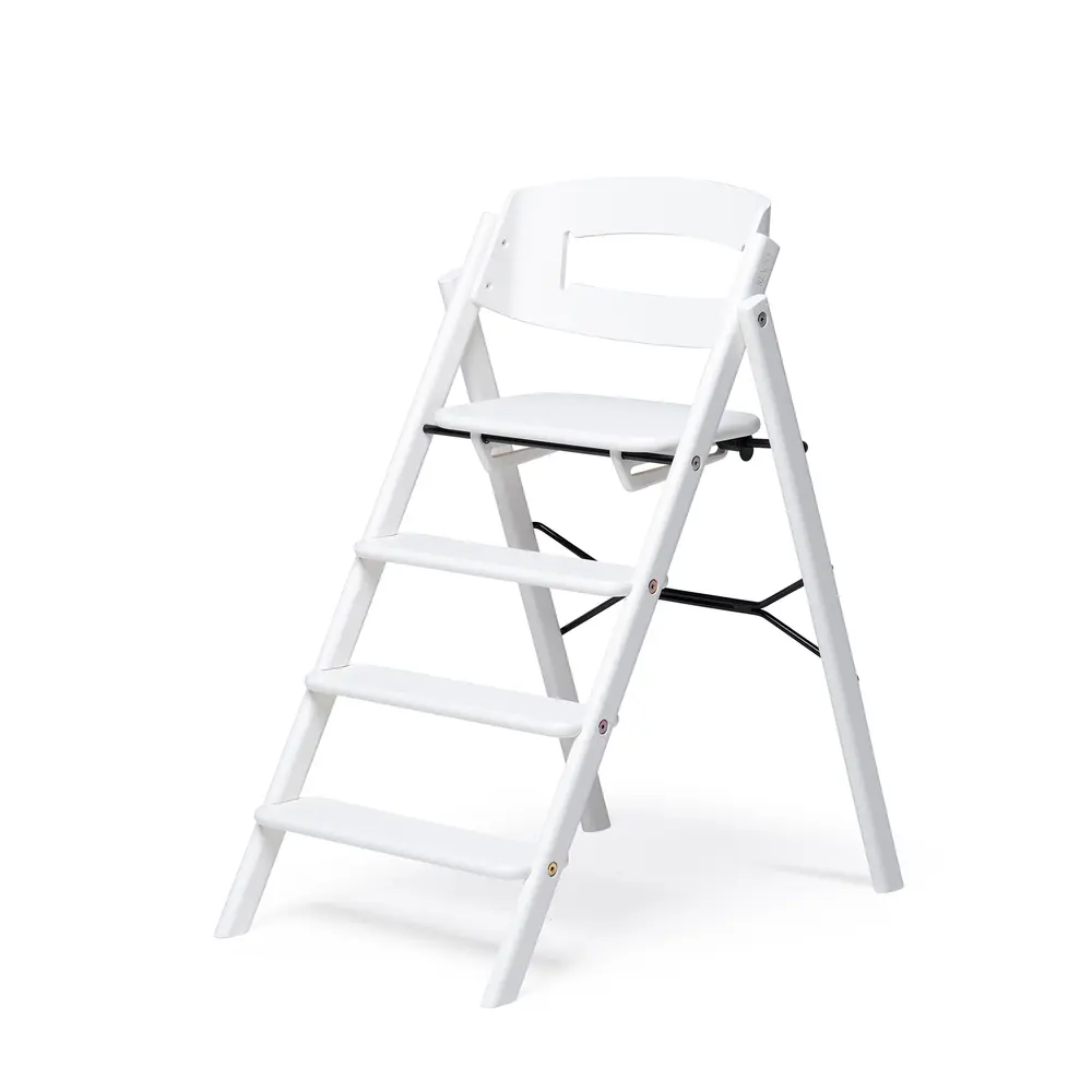 Klapp Højstol Foldbar   Bøg Hvid fra Kaos