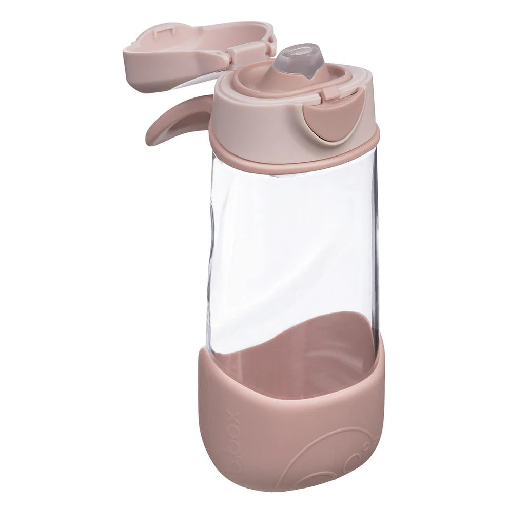 Vandflaske Med Tud 450ml   Rosa fra B.box