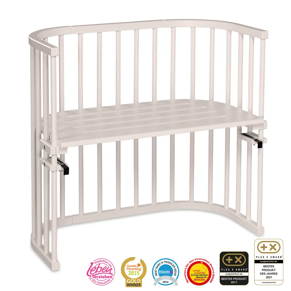 Side By Side Seng, Original Beige fra Babybay