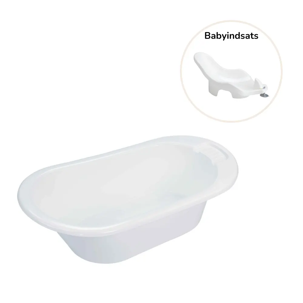 Bebejou Badekar Inkl. Aquasit Baby Support   Hvid fra Bébé-jou