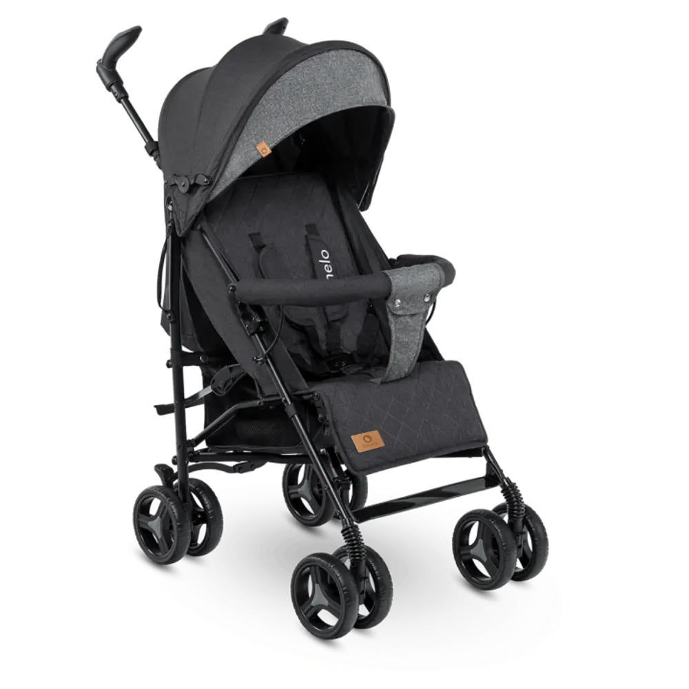 Irma Klapvogn   Black Dark Grey fra Lionelo