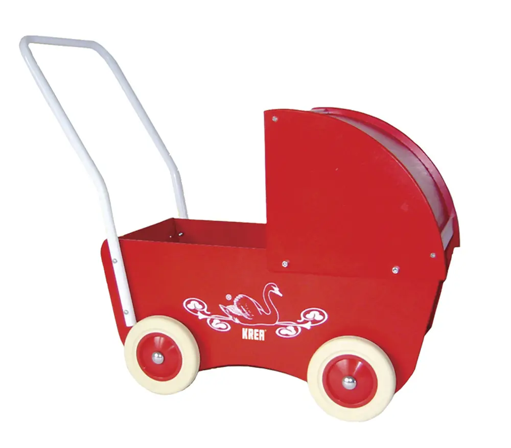 Rød Dukkevogn fra Krea