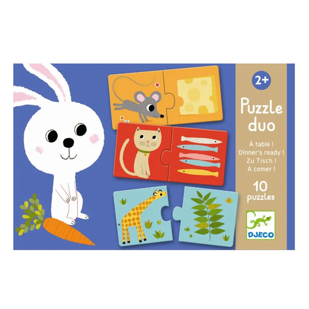 Lærespil   Hvem Spiser Hvad? fra Djeco