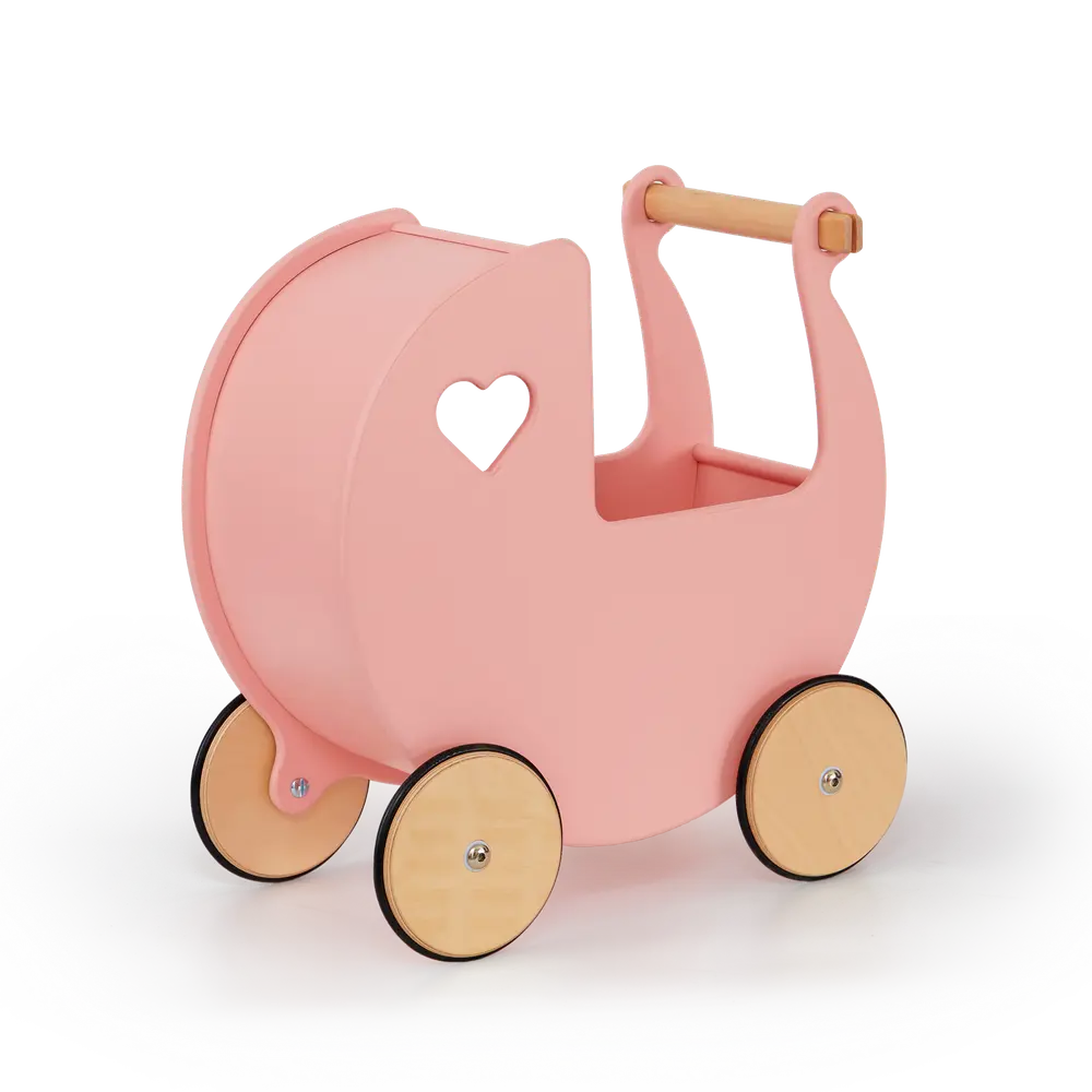 Luksus Dukkevogn Pink fra Moover Toys