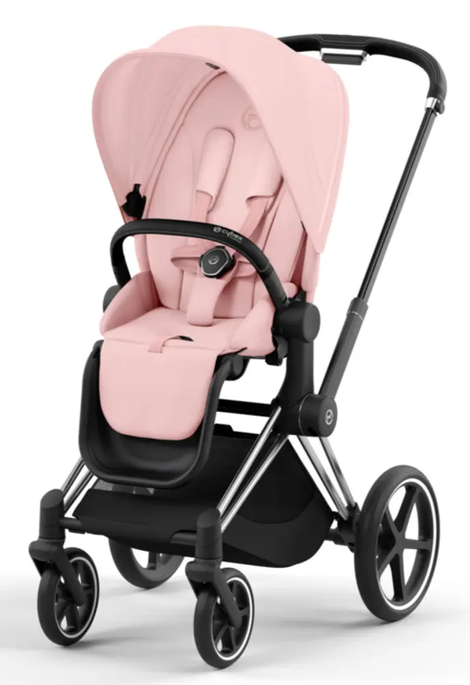 Priam Klapvogn   Peach Pink Chrome Black fra Cybex