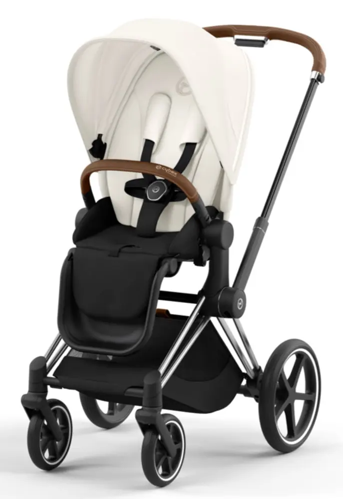 Priam Klapvogn Off White Chrome Brown fra Cybex