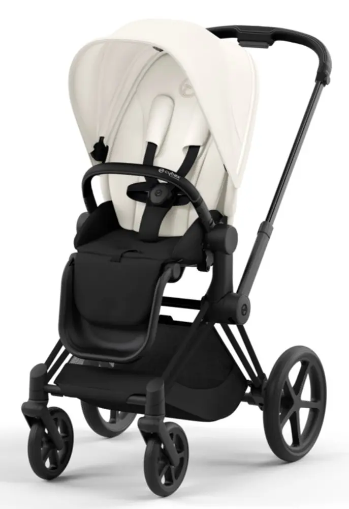 Priam Klapvogn Off White Matt Black fra Cybex