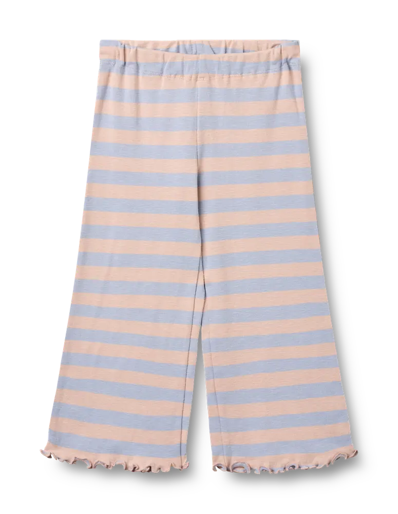 Ela Jersey Bukser   Powder Stripe   98 fra Wheat