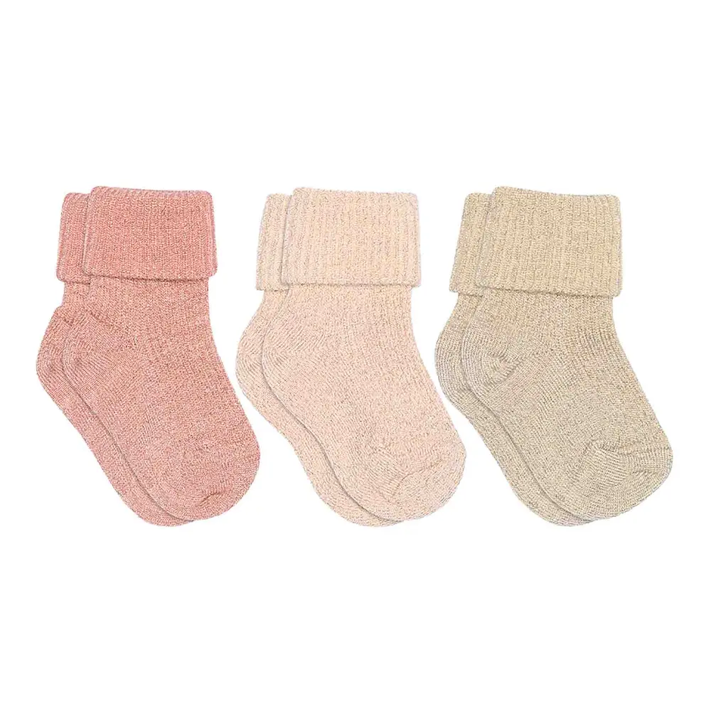 Ida Glitter 3 Pak Strømper   1247   17 18 fra Mp Denmark