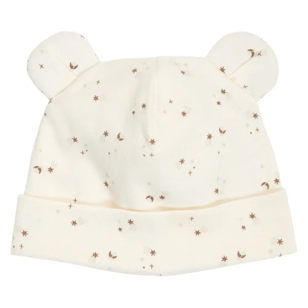 Sparkle Rib Bjørne Hat M. ører   Balsam Cream  Walnut  Oat   44 50 fra Müsli