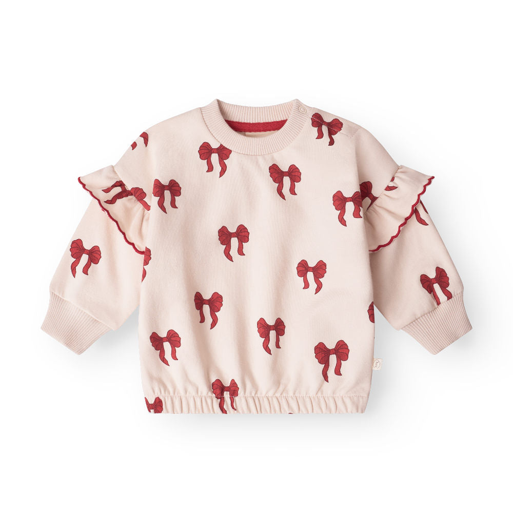 That's Mine   Amelia Sweatshirt   Rouge Boucle   74cm   9m fra That's Mine