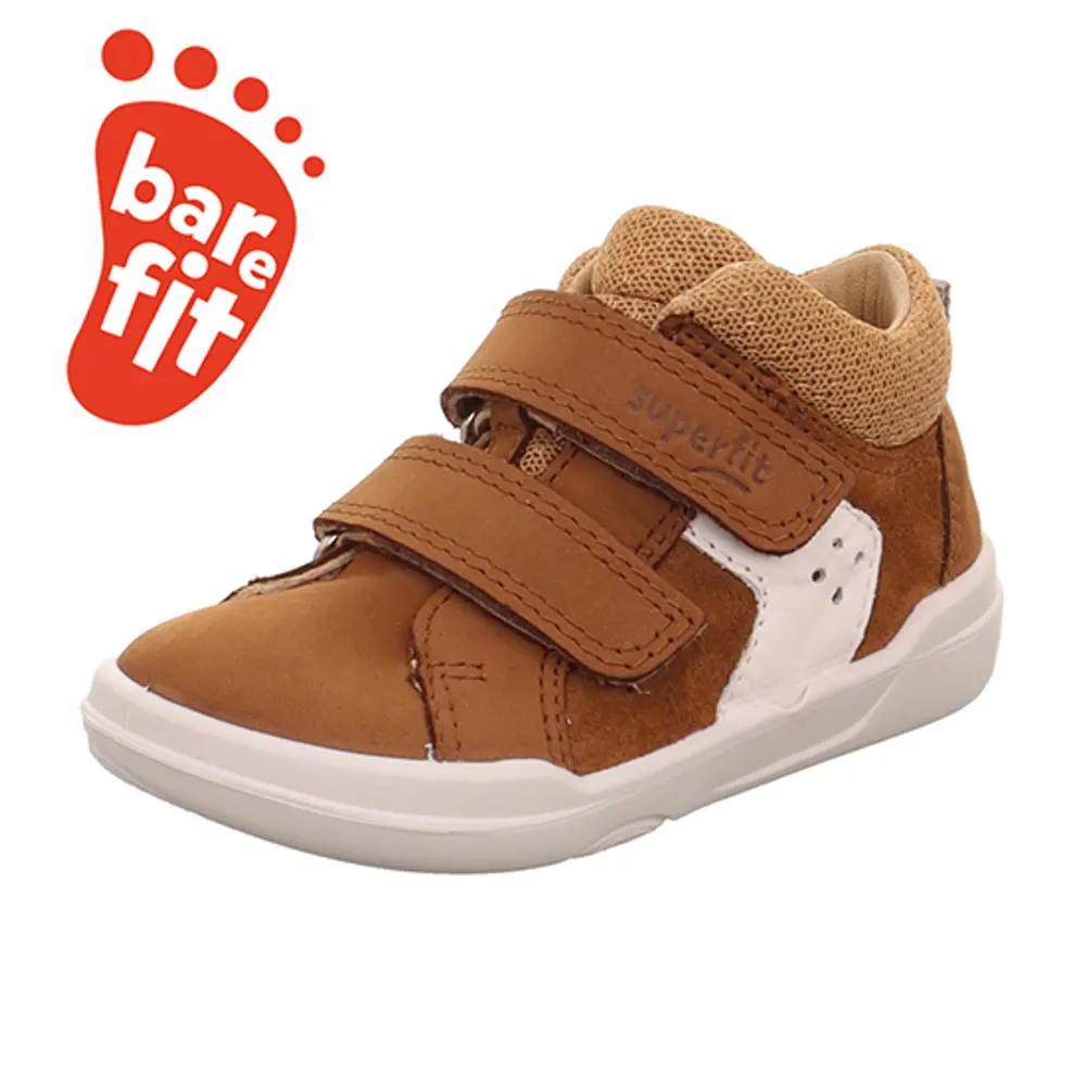 Superfree Barefoot Sneaker   Brun Hvid   26 fra Superfit