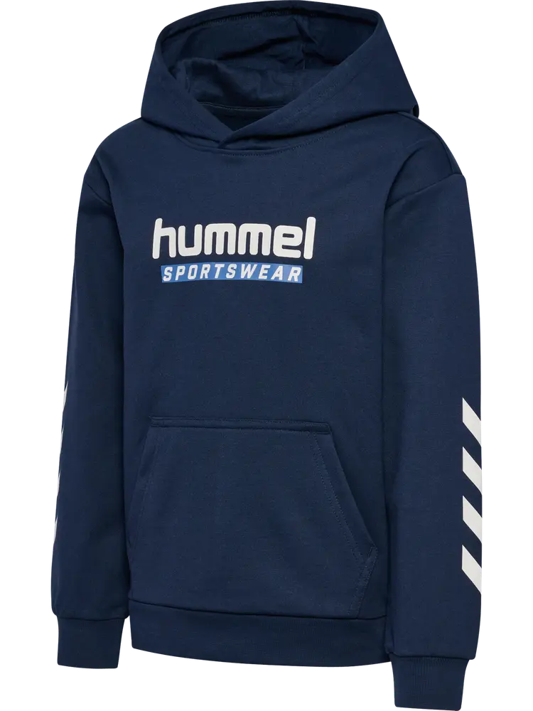 Jr Logo Hoodie   Dress Blues   110 116 fra Hummel