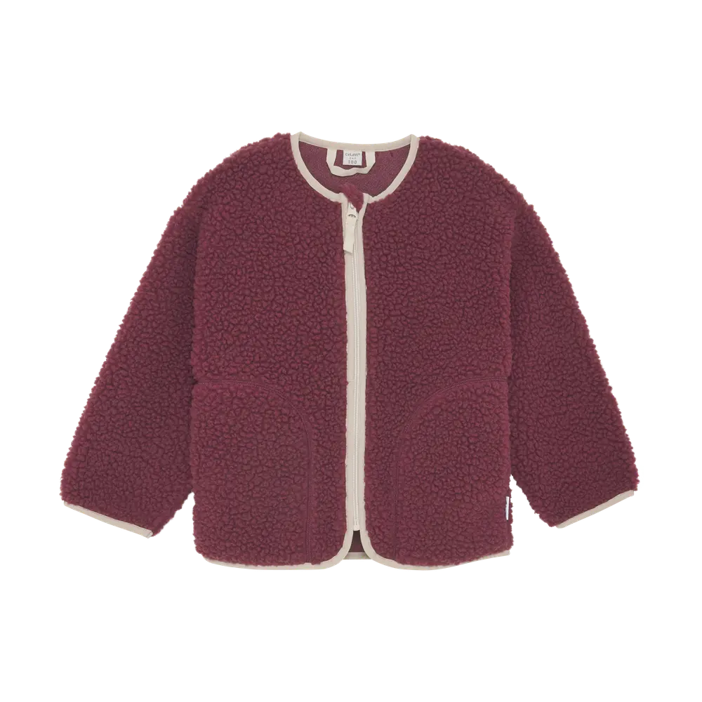 Teddy Fleece Jakke   Hawthorn Rose   80 fra Celavi