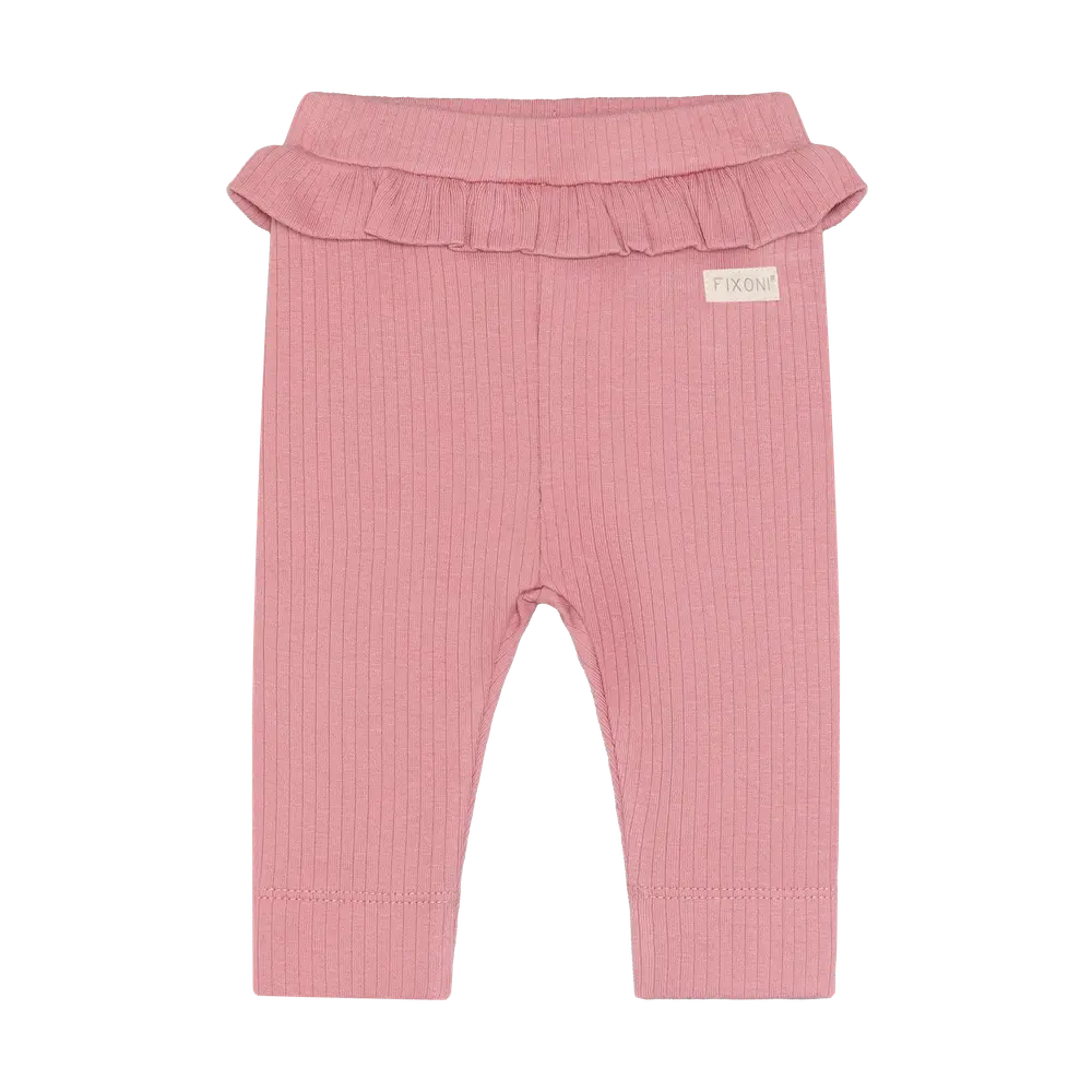 Leggings Rib   Dusty Rose   62 fra Fixoni