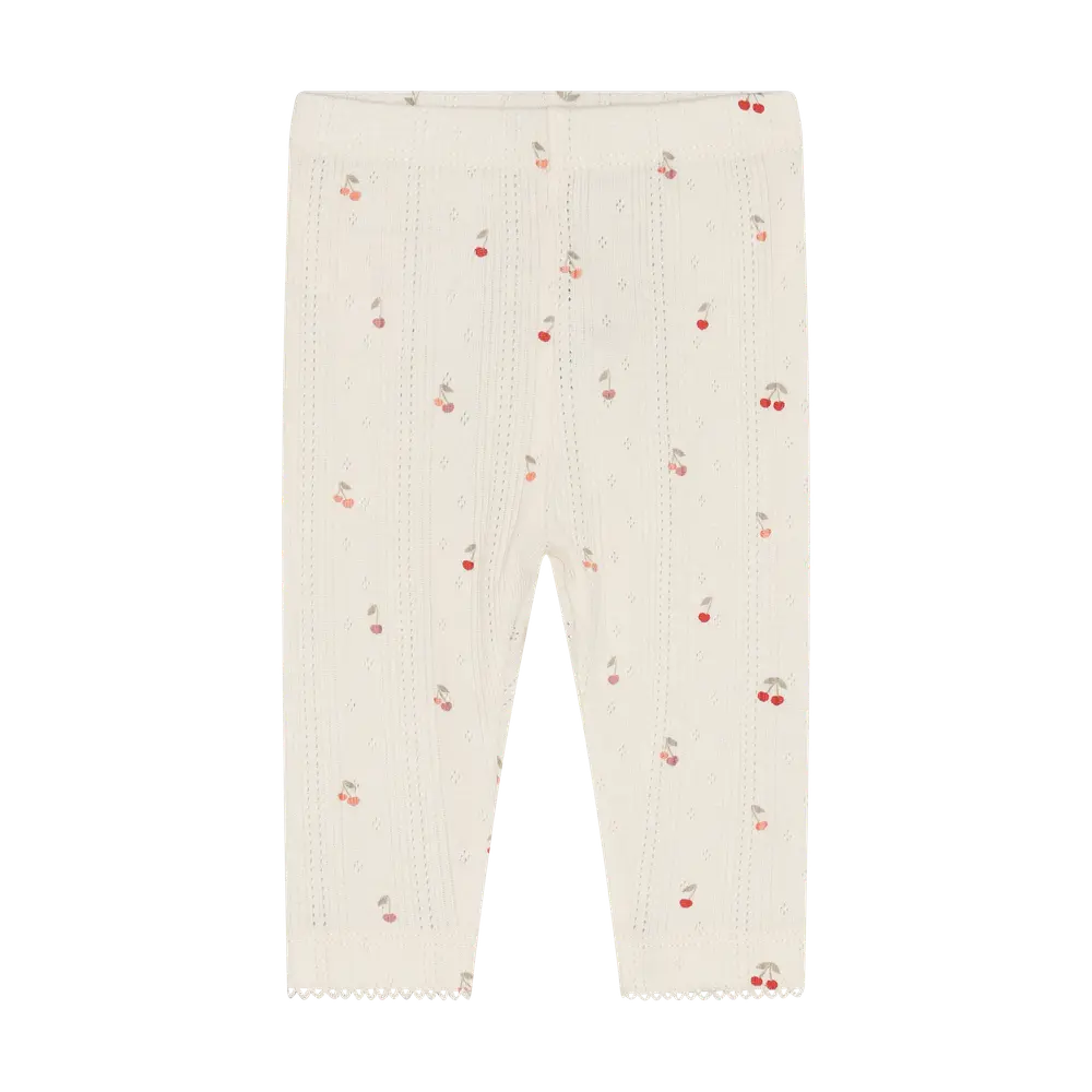 Leggings Pointelle Eggnog 50 fra Fixoni