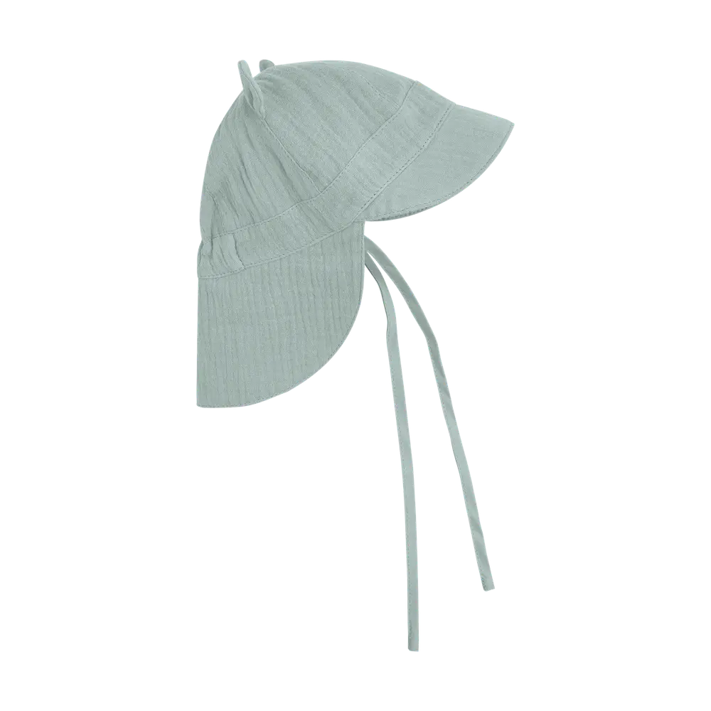 Sommerhat M. ører Muslin   Gray Mist   3 6 Mdr. fra Huttelihut