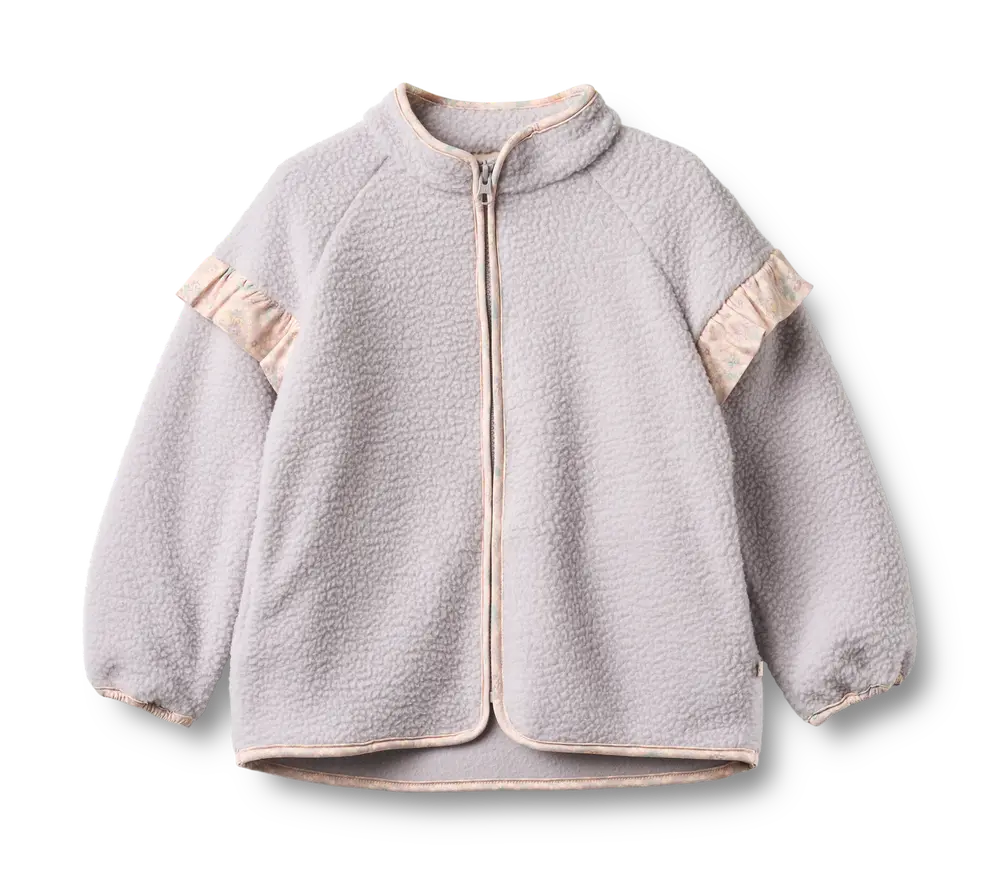 Ellena Fleece Jakke   Lavender Rain   104 fra Wheat