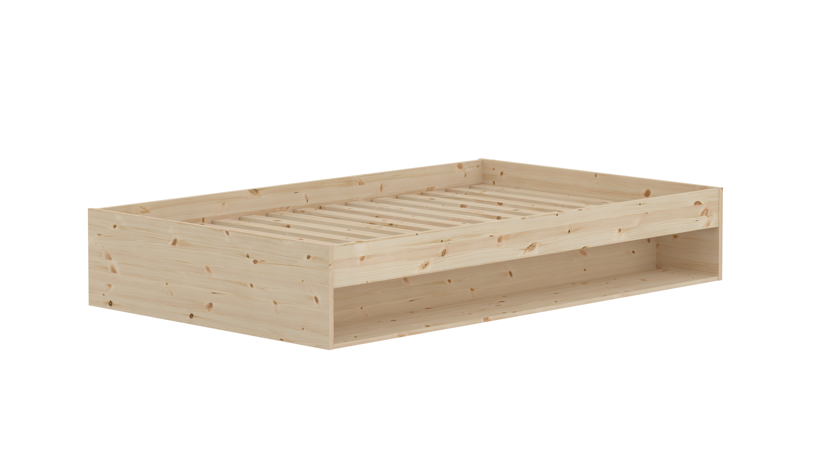 Grow Gulvseng Med Hylde   125,5x204cm fra Flexa