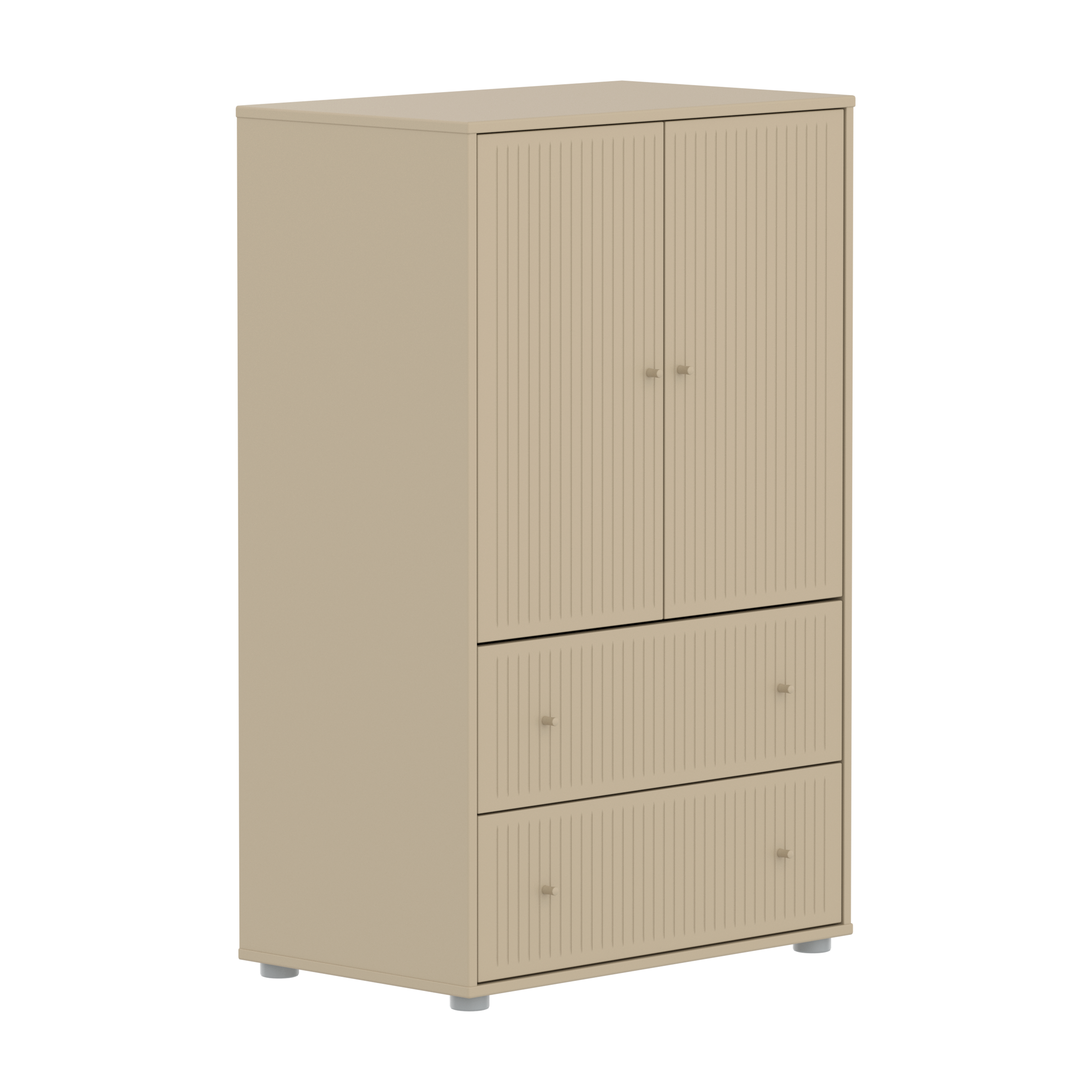 Saga Skab 120x75,5x45 Oat Riller Oat Greb fra Flexa