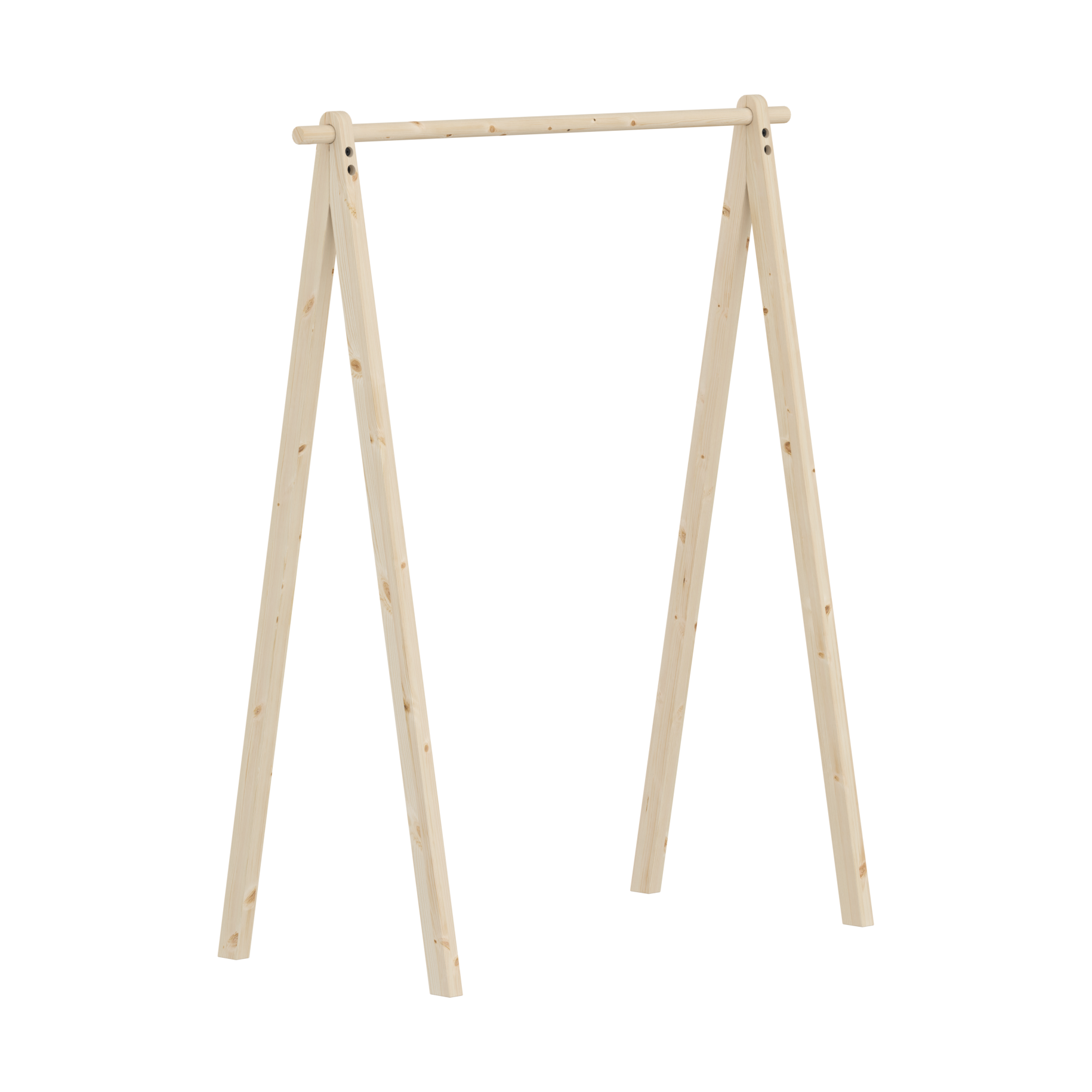 Grow Tøjstativ 153,5x124x58 Fyrretræ fra Flexa