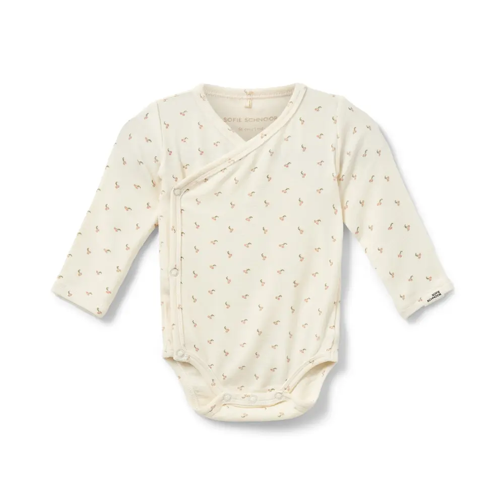 Kaya Langærmet Body   Antique White   56 fra Sofie Schnoor Kids