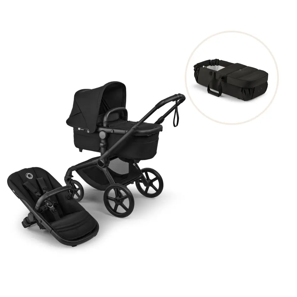 Fox 5 Renew Med Babynest Black fra Bugaboo